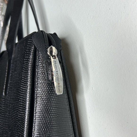 Francesco Biasia Black Leather Handbag - Picture 14 of 14